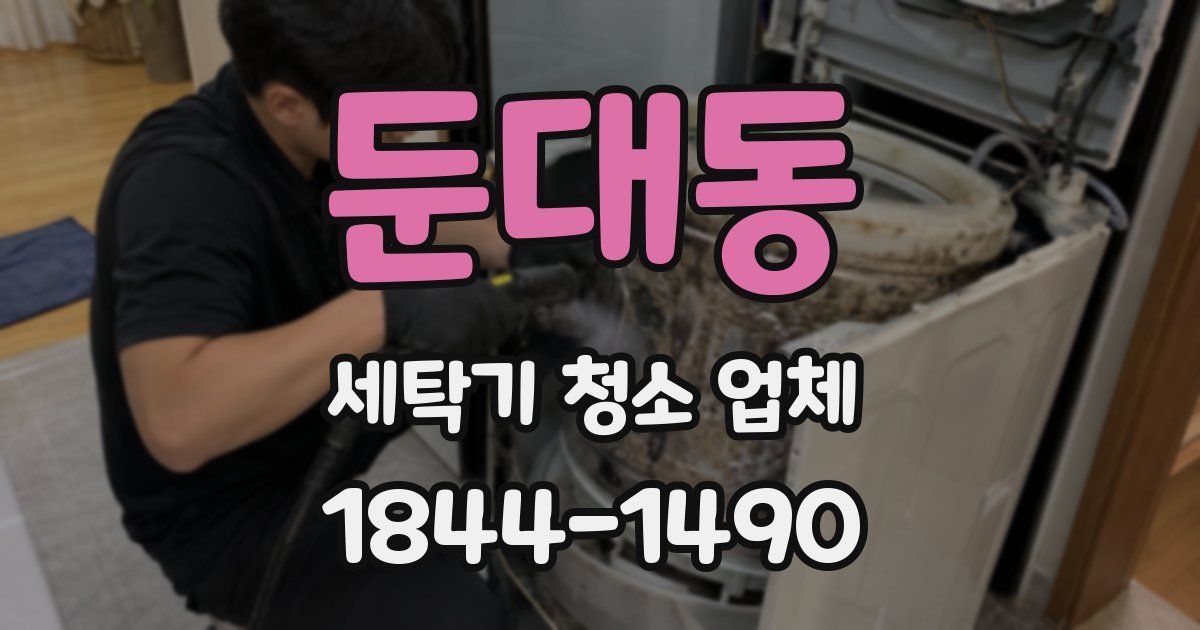 둔대동 세탁기 청소 업체