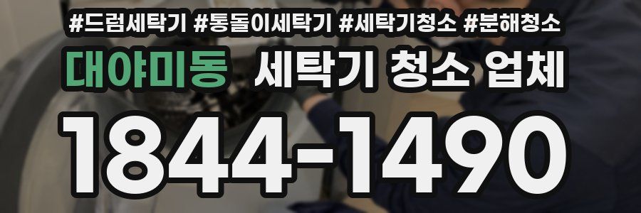 대야미동 세탁기 청소 업체