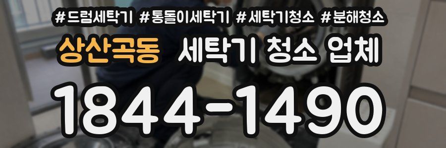 상산곡동 세탁기 청소 업체