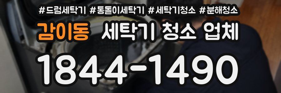 감이동 세탁기 청소 업체