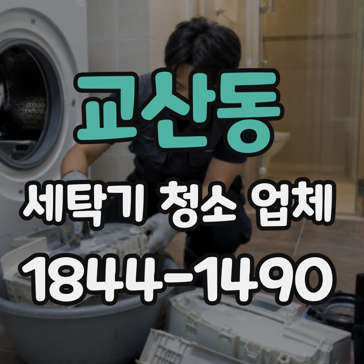 교산동 세탁기 청소 업체