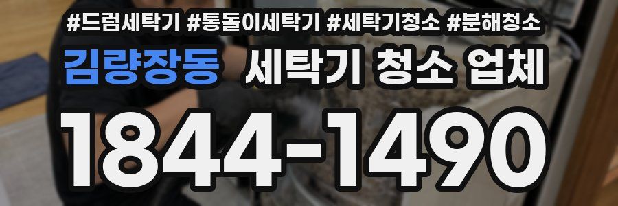 김량장동 세탁기 청소 업체