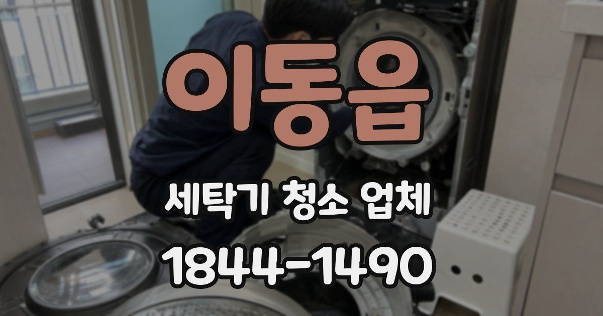 이동읍 세탁기 청소 업체