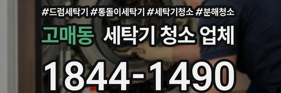고매동 세탁기 청소 업체