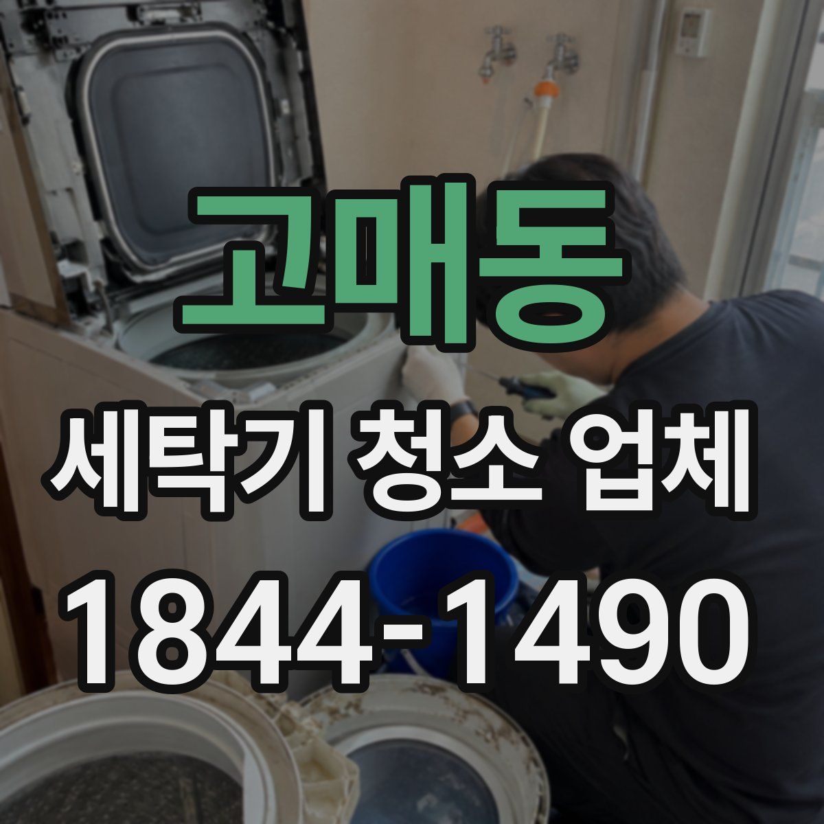 고매동 세탁기 청소 업체