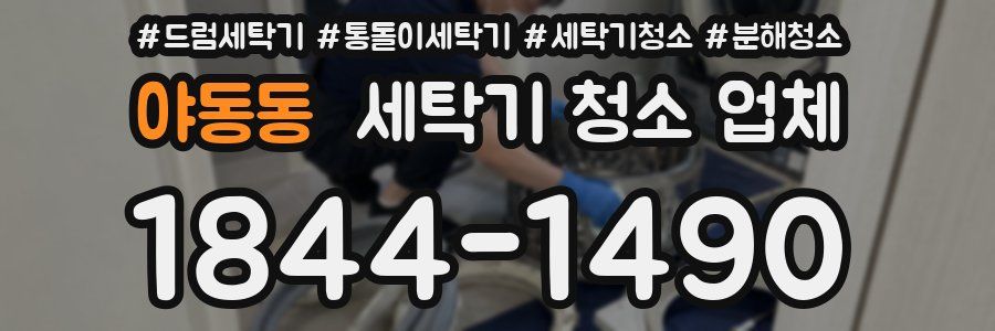 야동동 세탁기 청소 업체