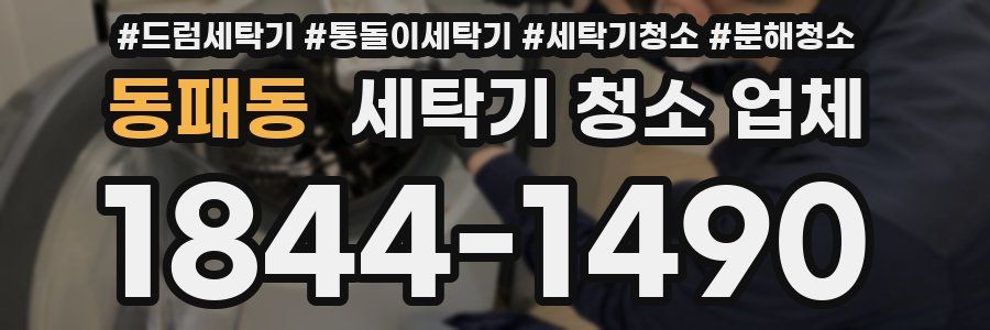 동패동 세탁기 청소 업체