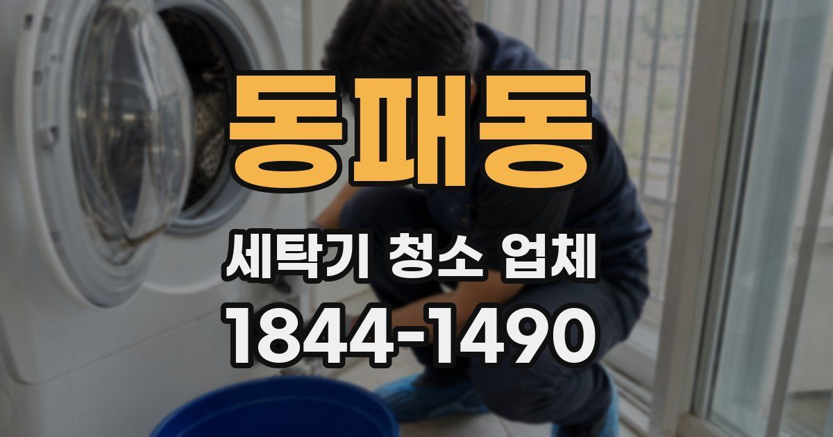동패동 세탁기 청소 업체