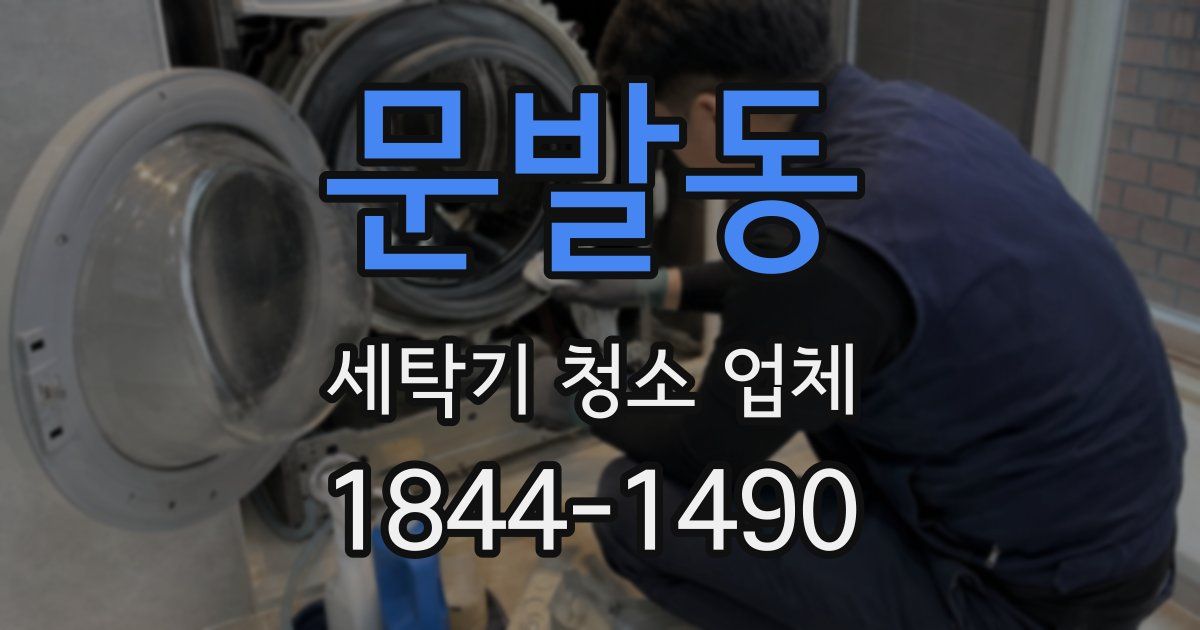 문발동 세탁기 청소 업체