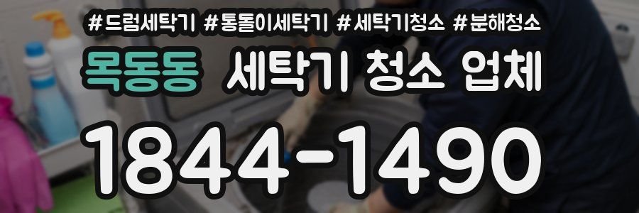 목동동 세탁기 청소 업체