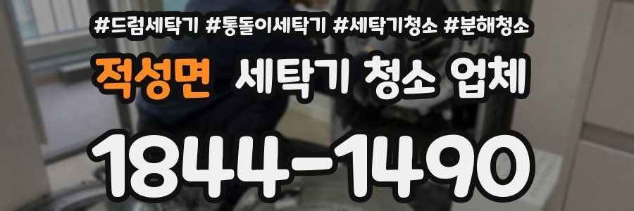 적성면 세탁기 청소 업체