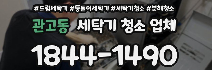 관고동 세탁기 청소 업체