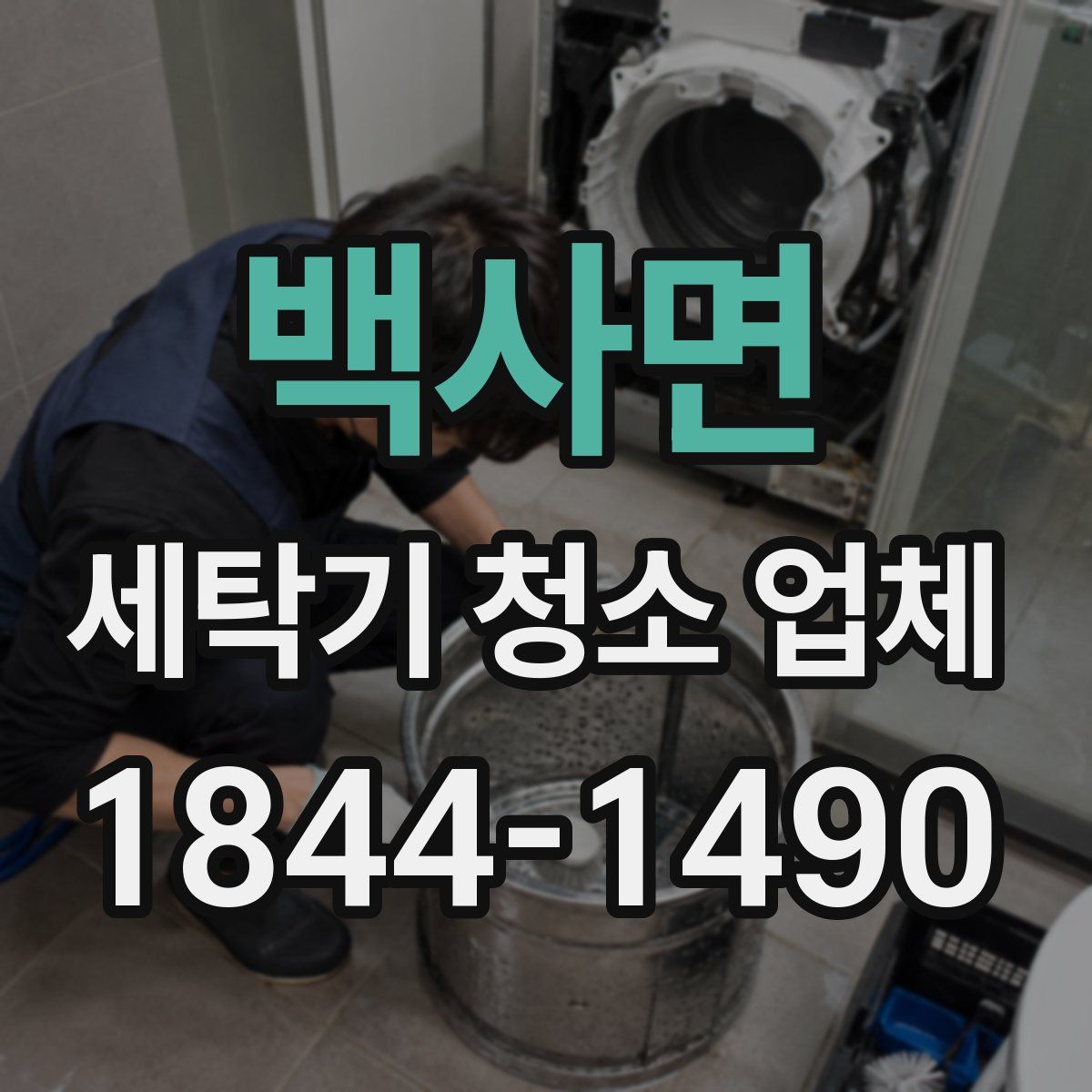 백사면 세탁기 청소 업체