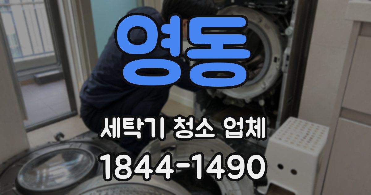 영동 세탁기 청소 업체
