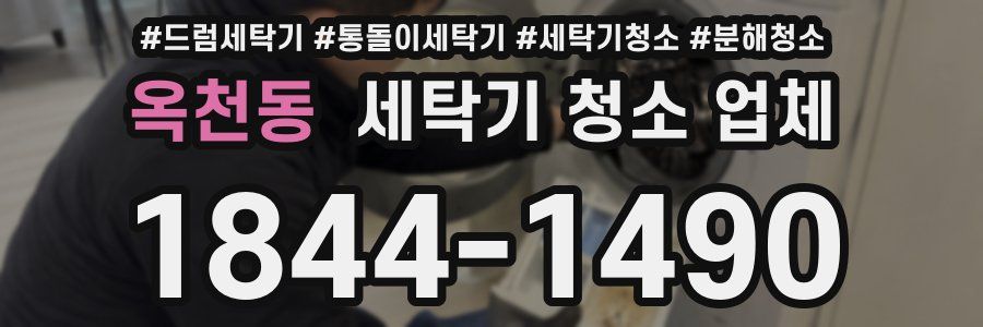 옥천동 세탁기 청소 업체