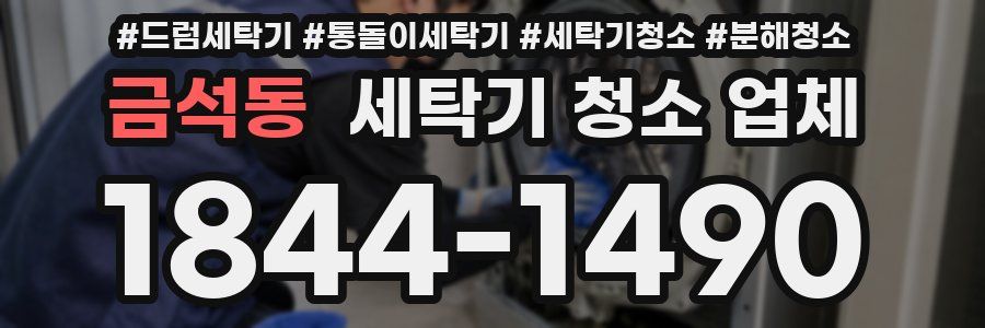 금석동 세탁기 청소 업체