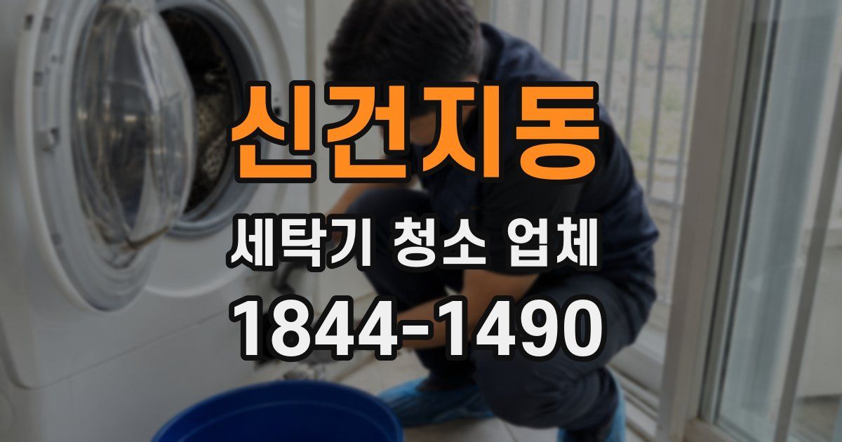신건지동 세탁기 청소 업체