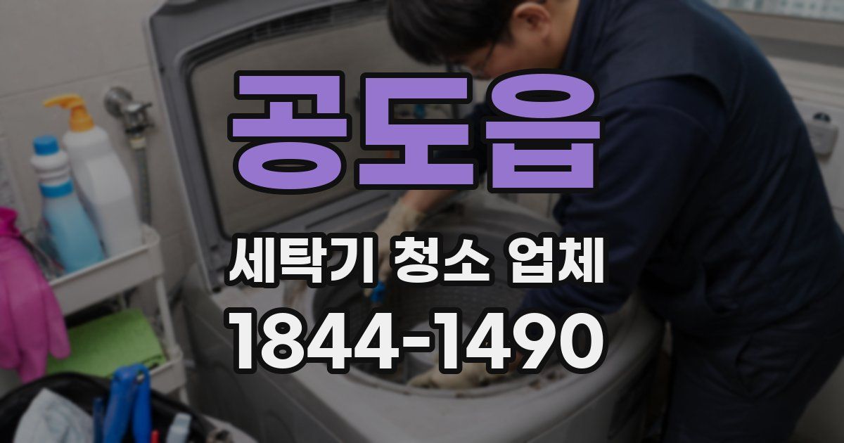 공도읍 세탁기 청소 업체