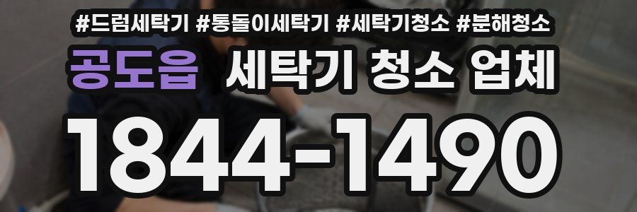 공도읍 세탁기 청소 업체