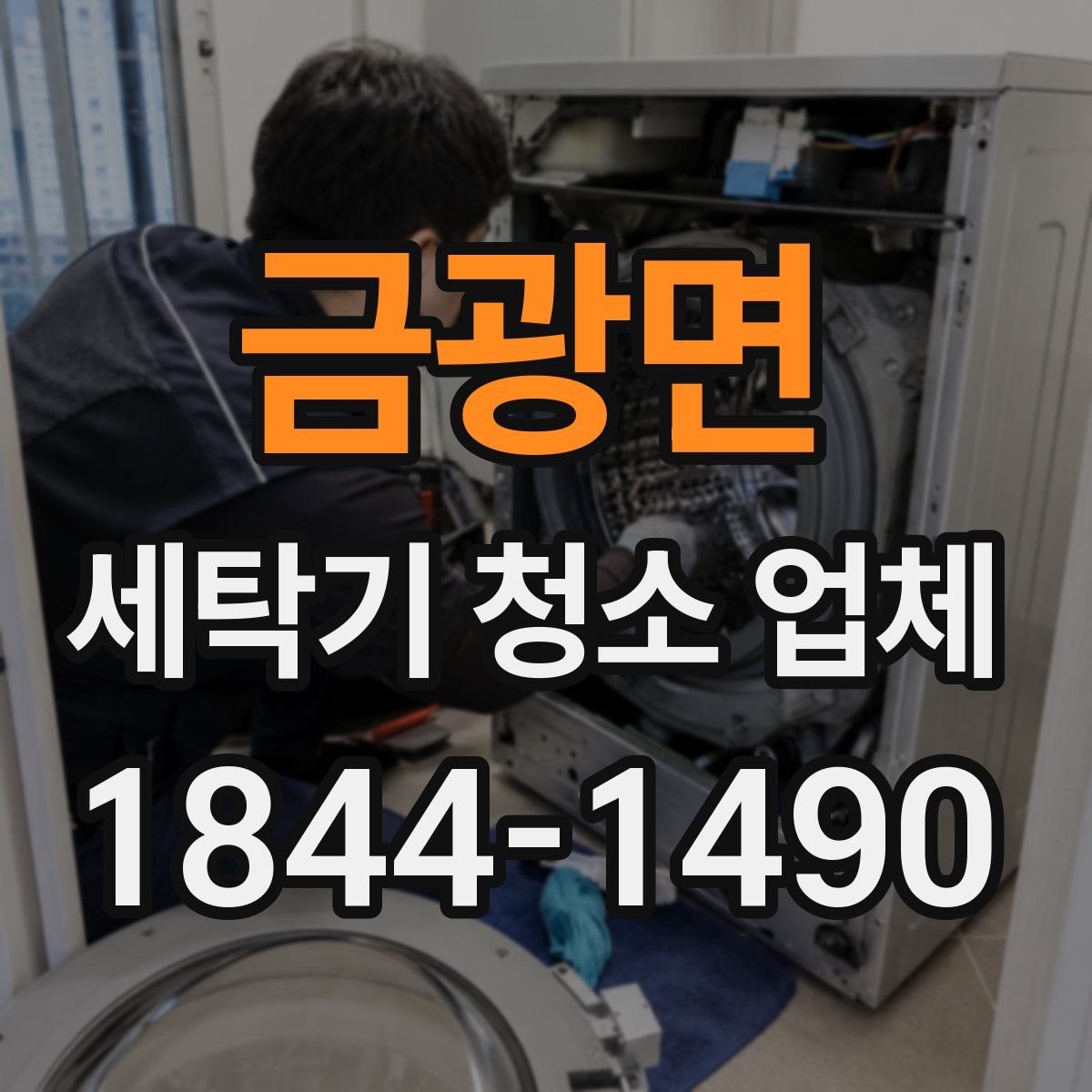금광면 세탁기 청소 업체