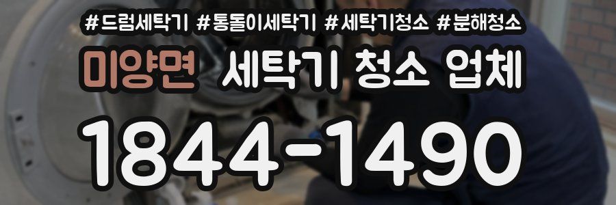 미양면 세탁기 청소 업체