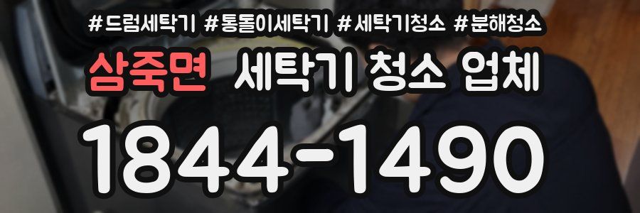 삼죽면 세탁기 청소 업체