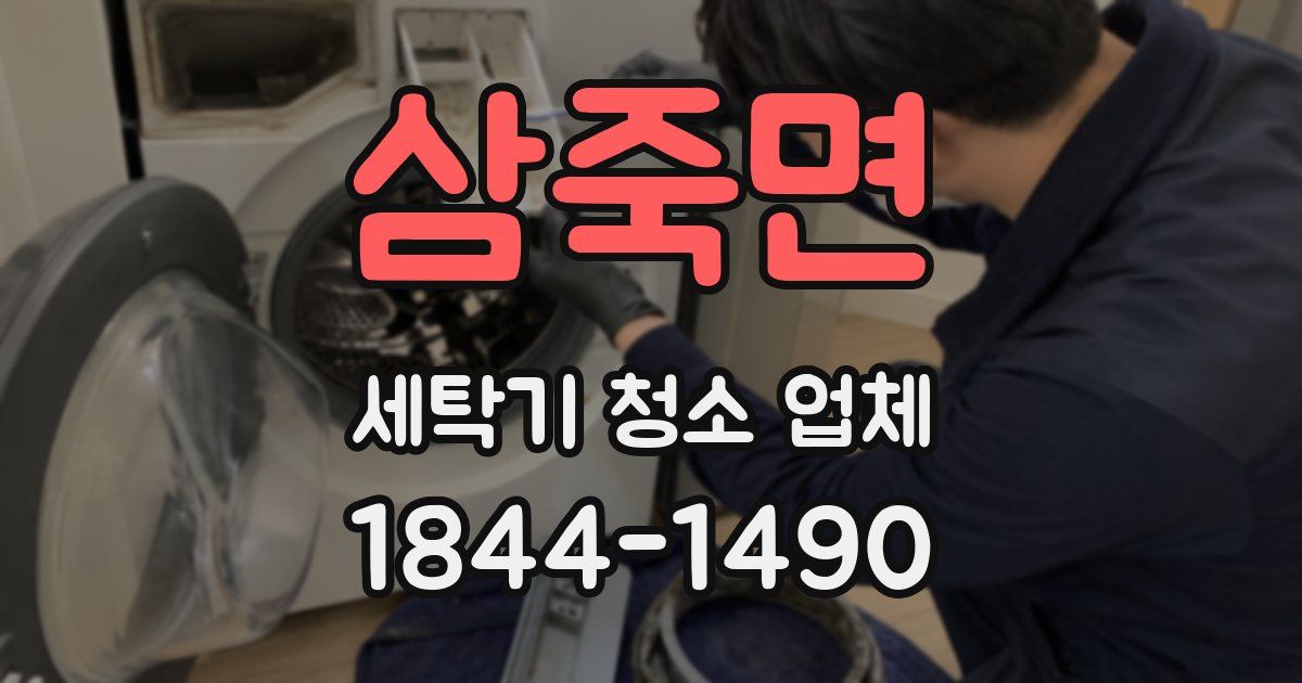 삼죽면 세탁기 청소 업체