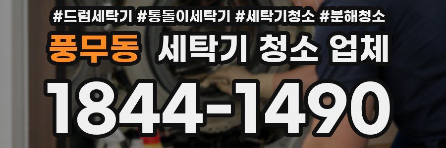 풍무동 세탁기 청소 업체