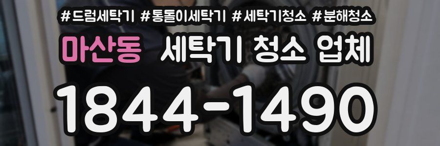 마산동 세탁기 청소 업체