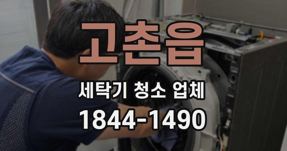 고촌읍 세탁기 청소 업체
