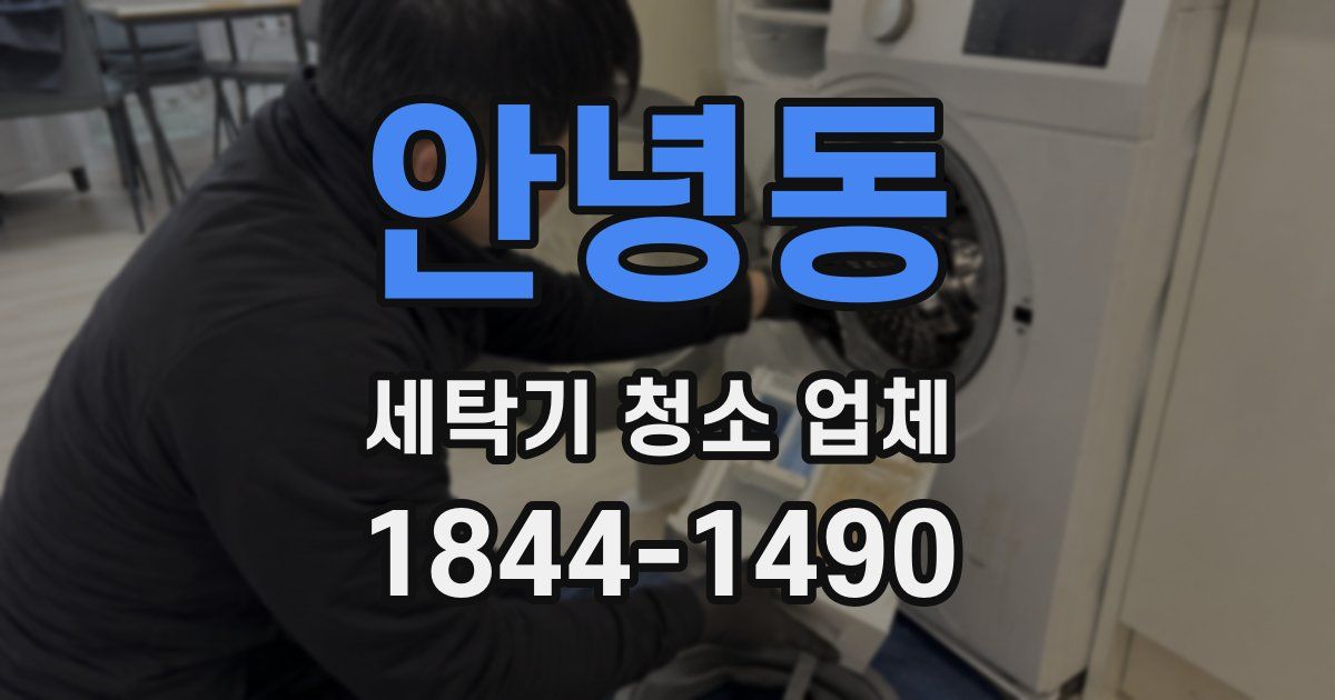 안녕동 세탁기 청소 업체