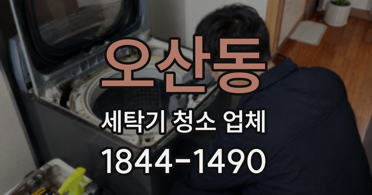 오산동 세탁기 청소 업체