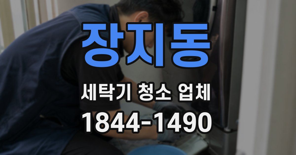 장지동 세탁기 청소 업체