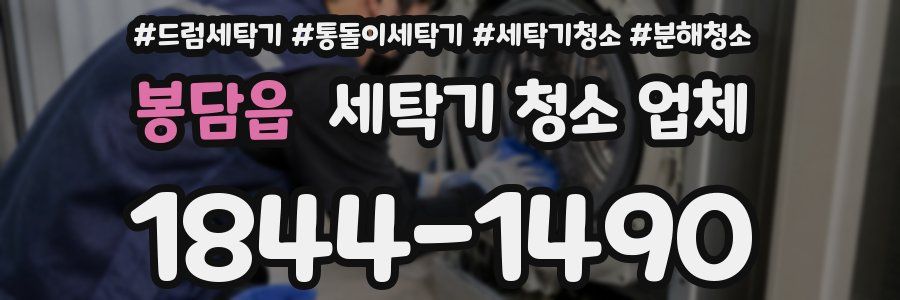 봉담읍 세탁기 청소 업체