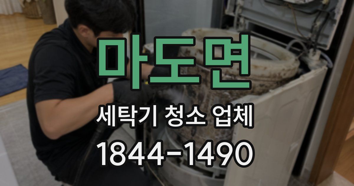 마도면 세탁기 청소 업체