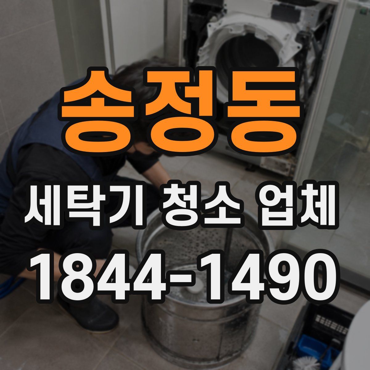 송정동 세탁기 청소 업체