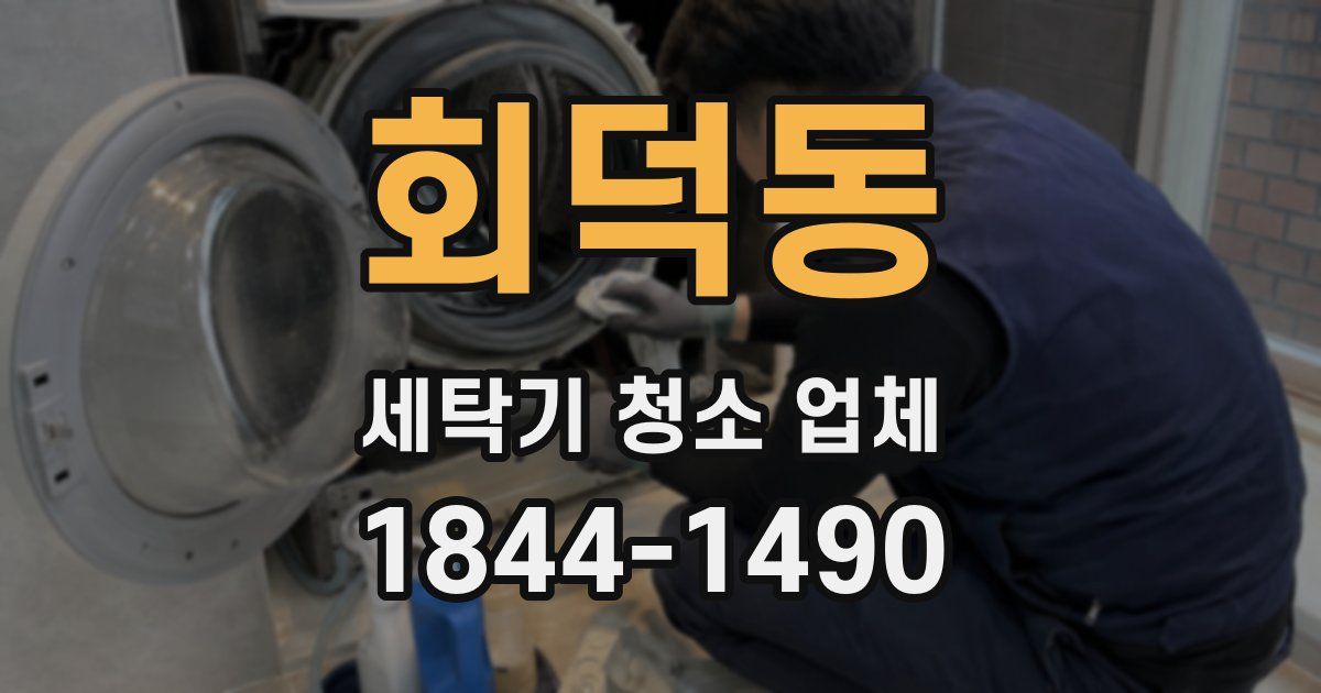 회덕동 세탁기 청소 업체