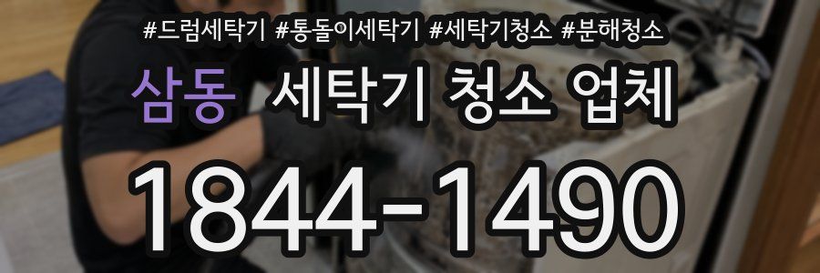 삼동 세탁기 청소 업체