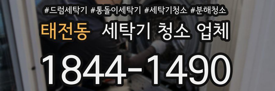 태전동 세탁기 청소 업체