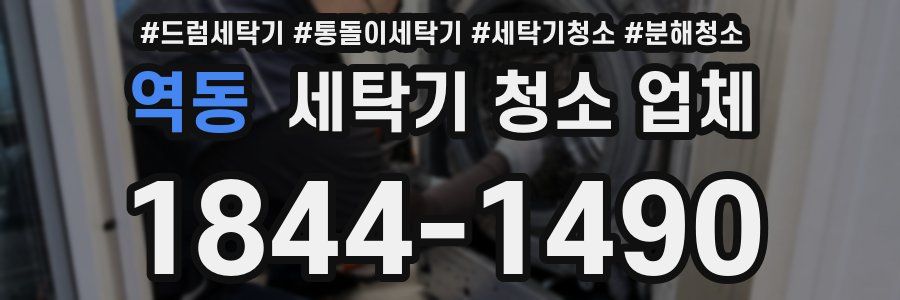 역동 세탁기 청소 업체