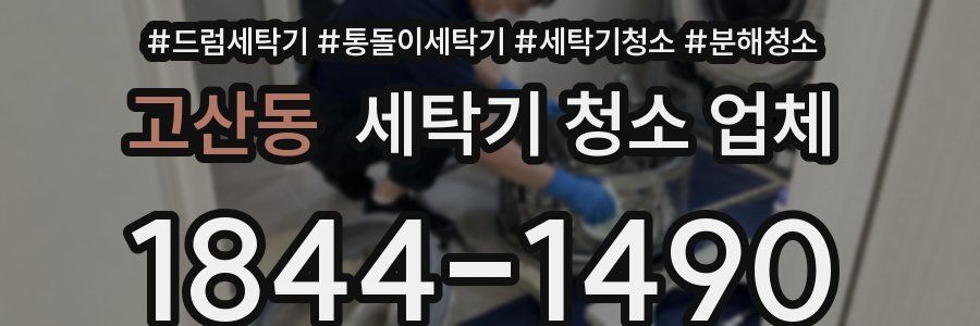 고산동 세탁기 청소 업체