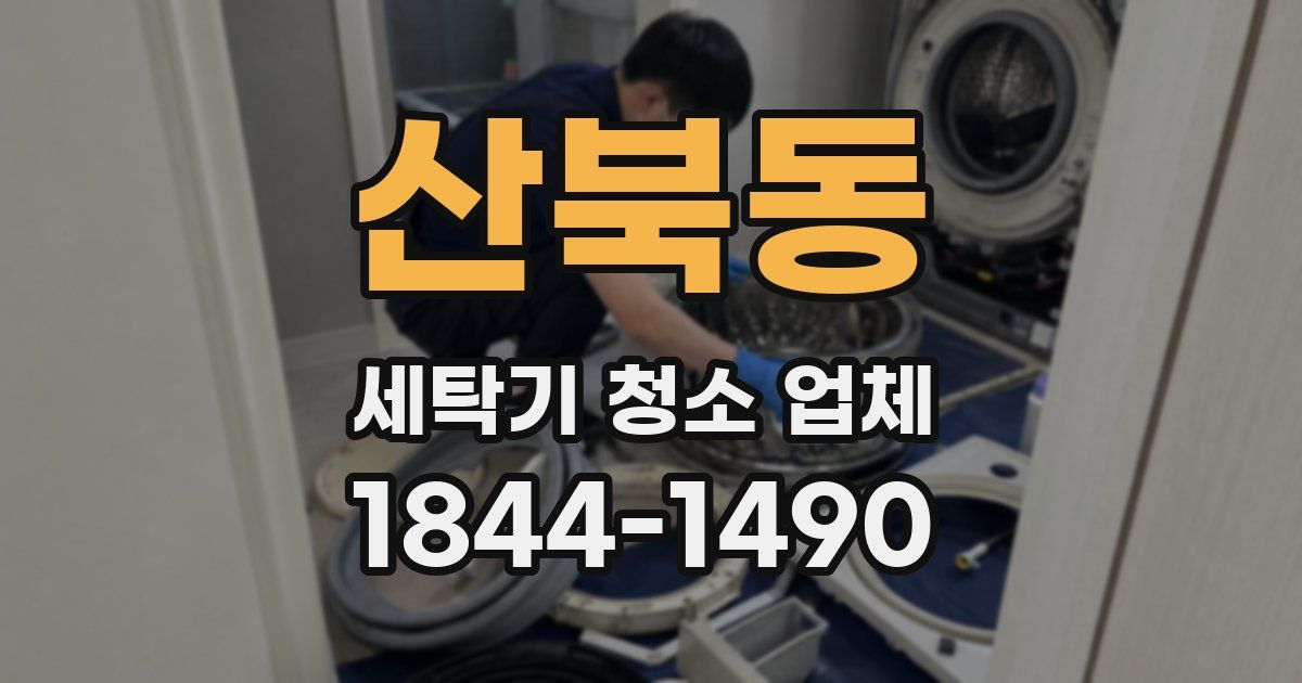 산북동 세탁기 청소 업체