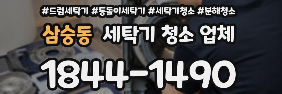 삼숭동 세탁기 청소 업체