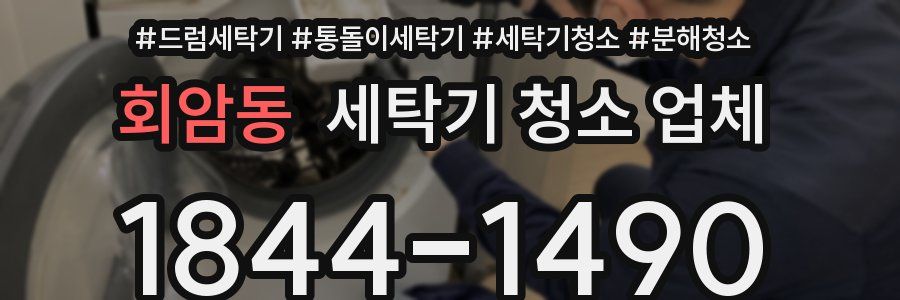 회암동 세탁기 청소 업체