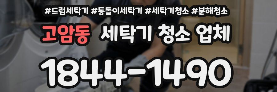 고암동 세탁기 청소 업체