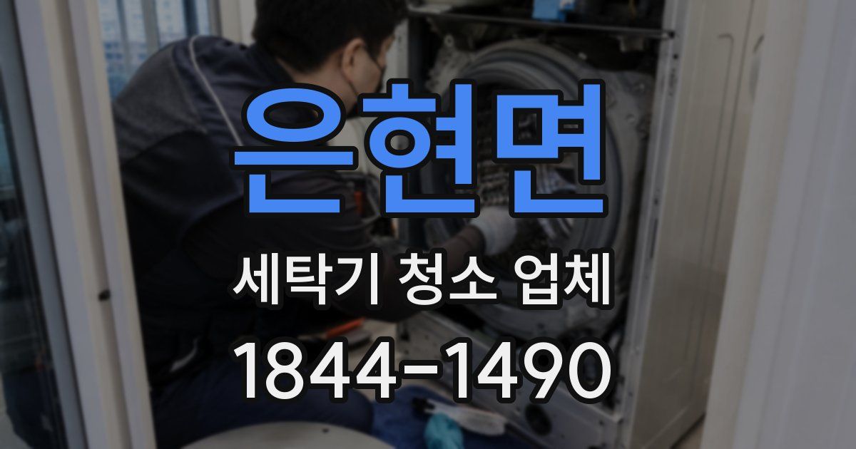 은현면 세탁기 청소 업체