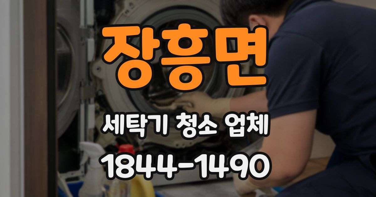 장흥면 세탁기 청소 업체