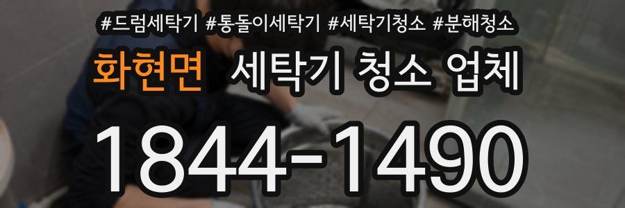 화현면 세탁기 청소 업체