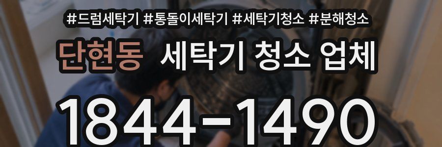 단현동 세탁기 청소 업체