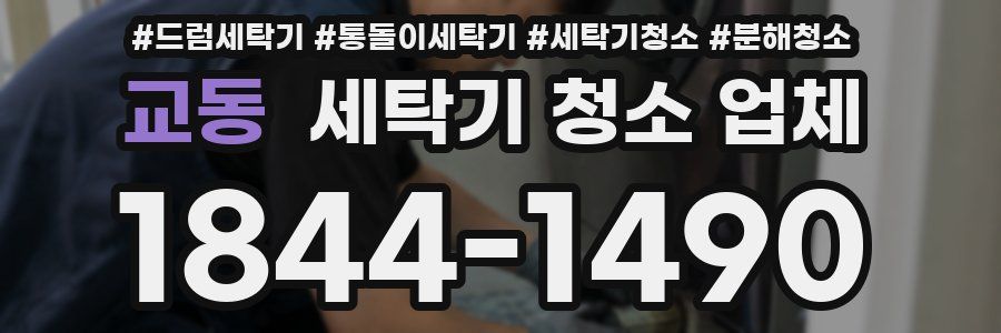 교동 세탁기 청소 업체